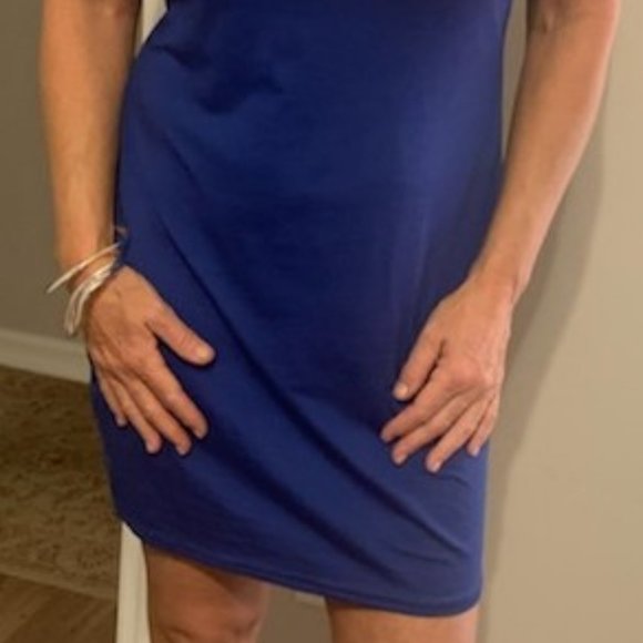 NEW royal blue cross back dress - Picture 6 of 6